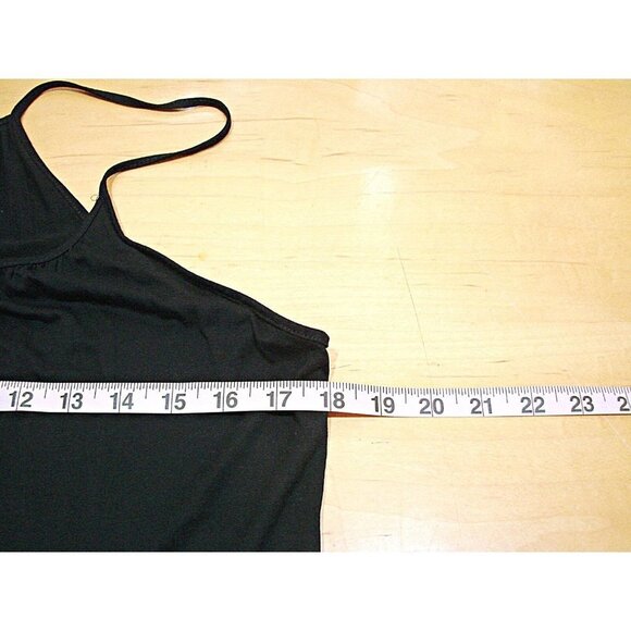 Old Navy Womens Racerback Athletic Pullover Camisole Tank Black Scoop Neck Sz XS - Picture 5 of 10
